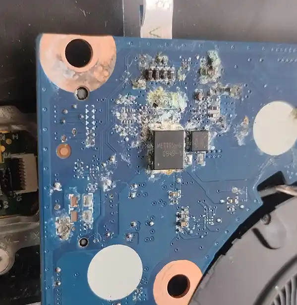 Placa iMac con daño para reparación electrónica
