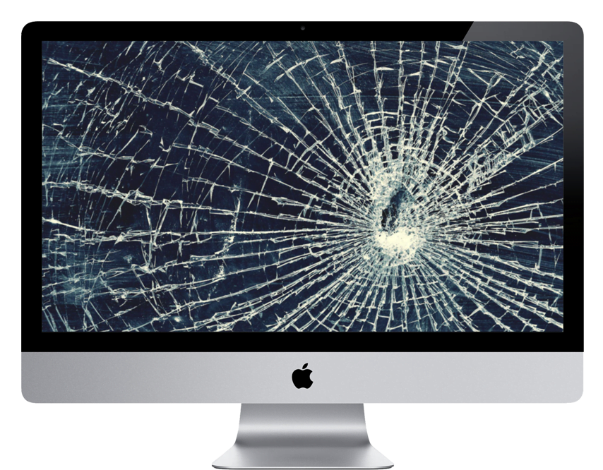 iMac con pantalla rota para reparación de display