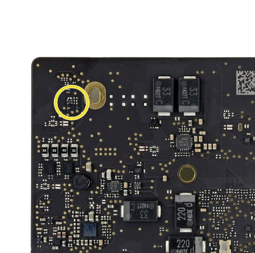 Reparación placa lógica MacBook